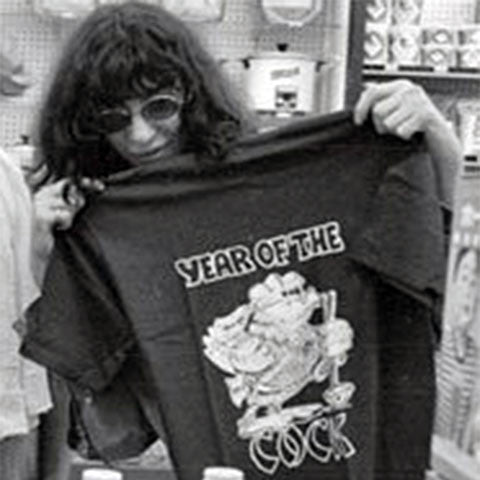 Living on a Chinese Rock: It’s our Joey Ramone Year of the Cock T-shirt