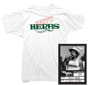 Cheech & Chong T-Shirt - Happy Herbs Tee worn by Cheech Marin