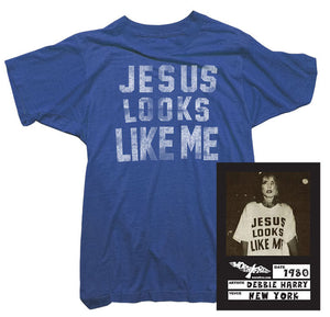 Blondie T-Shirt - Jesus Looks Like Me Tee worn by Debbie Harry