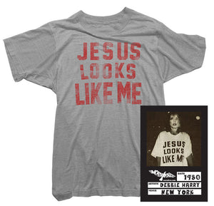 Blondie T-Shirt - Jesus Looks Like Me Tee worn by Debbie Harry