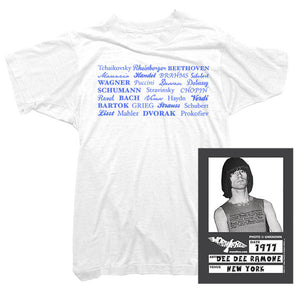 Dee Dee Ramone T-Shirt - Composers Tee worn by Dee Dee Ramone