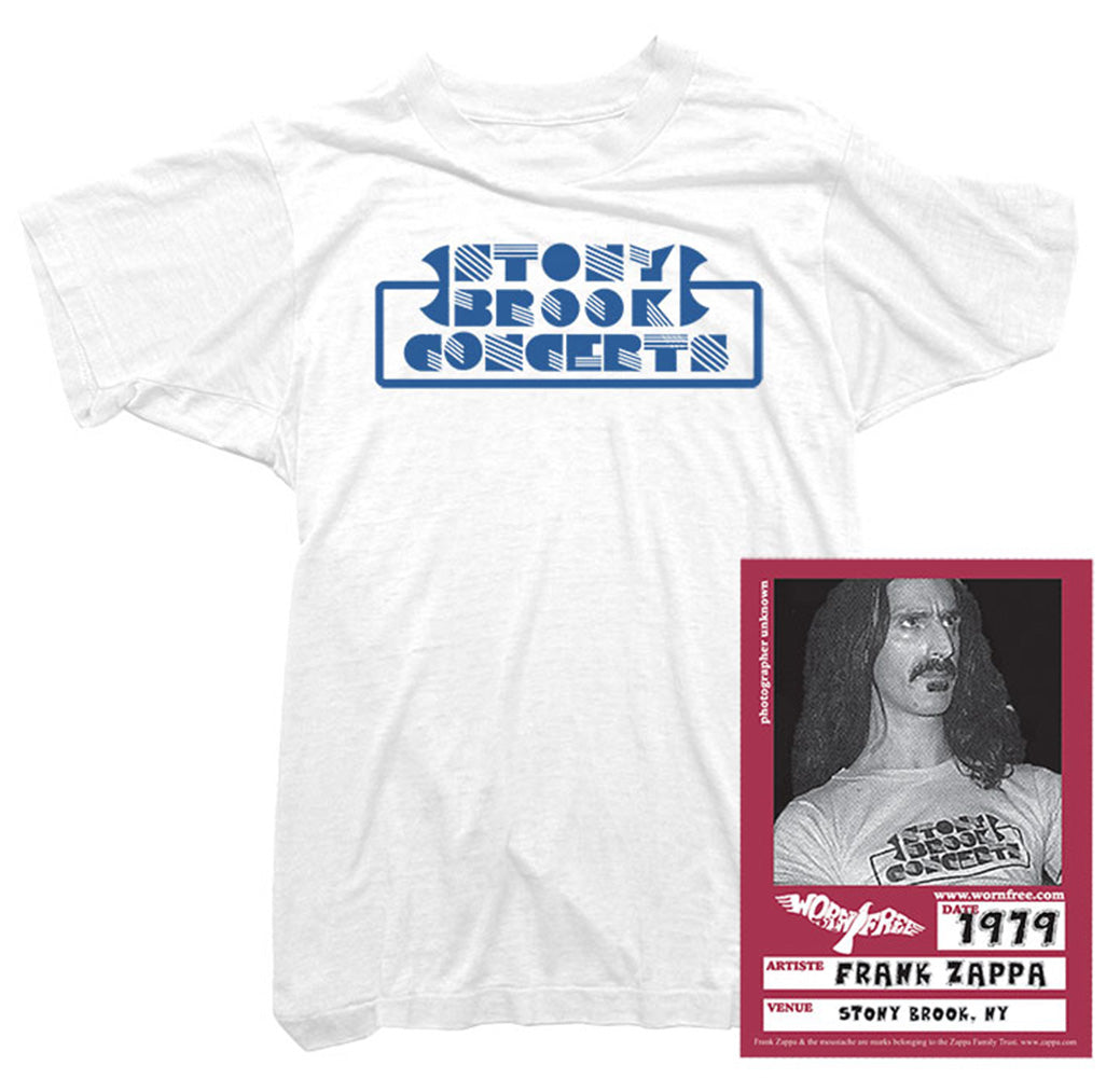 Frank Zappa T-Shirt - Stony Brook Tee worn by Frank Zappa