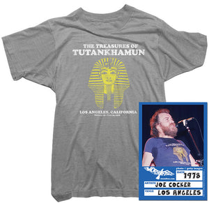 Joe Cocker T-Shirt - Tutankhamun Tee worn by Joe Cocker