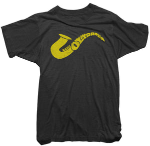 John Coltrane T-Shirt -  Coltrane Sax Tee