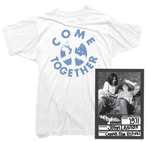 John Lennon T-Shirt - Come Together Tee worn by John Lennon