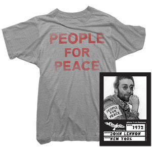 John Lennon T-Shirt - People for Peace Tee worn by John Lennon