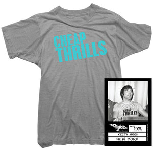 Keith Moon T-shirt - Cheap Thrills Tee worn by Keith Moon