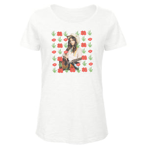 Pearl Charles T-Shirt - Pearl Flowers Tee