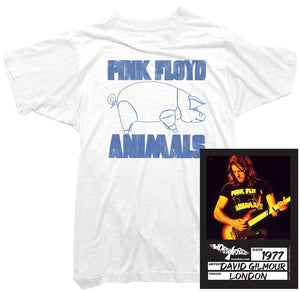 Pink Floyd T-Shirt - Animals V2 Front Print only Tee worn by David Gilmour