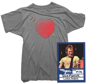 Steve Marriott T-Shirt - Arrow Heart Tee worn by Steve Marriott