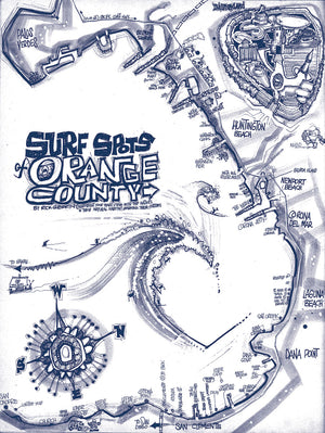 Rick Griffin T-Shirt - Surf Spots of Orange County Tee