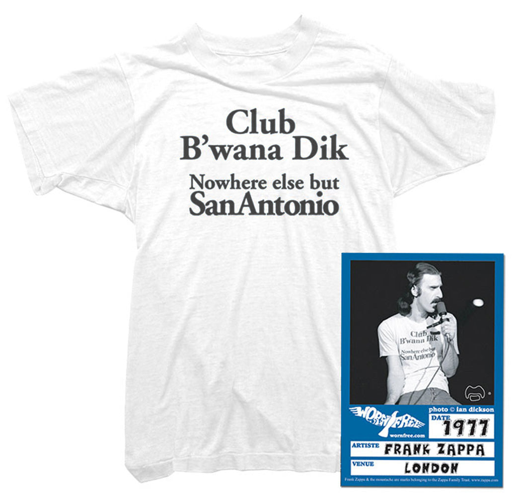 Frank Zappa T-Shirt - B'wana Dik Tee worn by Frank Zappa