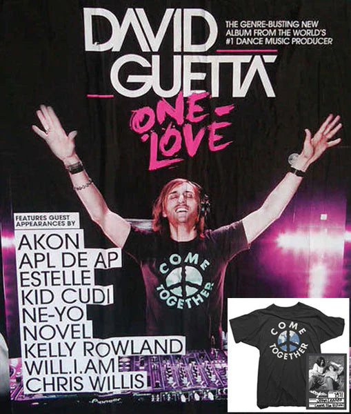 Worn Free "Rock N' Roll" Shirts Spun by DJ's David Guetta & Deadmau5