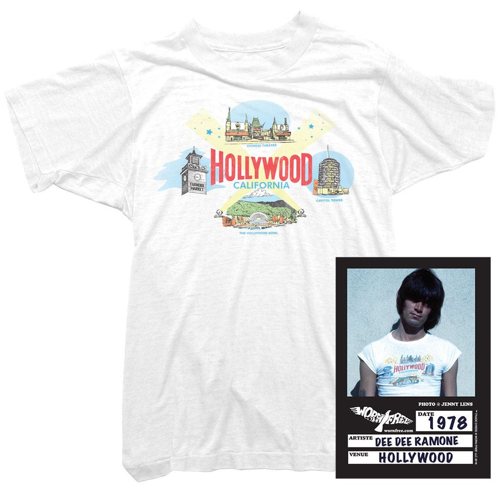 Ramones Hollywood T-Shirt worn by Dee Dee Ramone