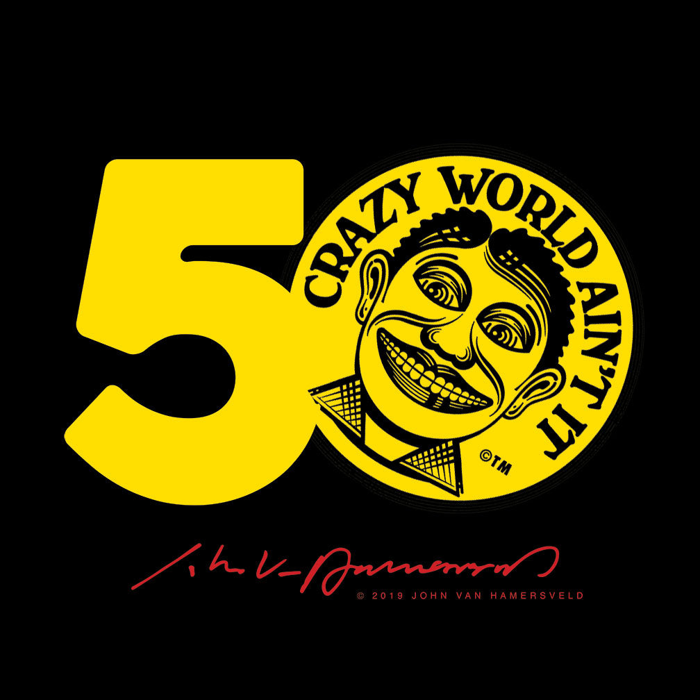 John van Hamersveld's 'Crazy World Ain't it' turns 50