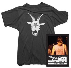 Blondie T-Shirt - Pentagram Goat Tee worn by Chris Stein