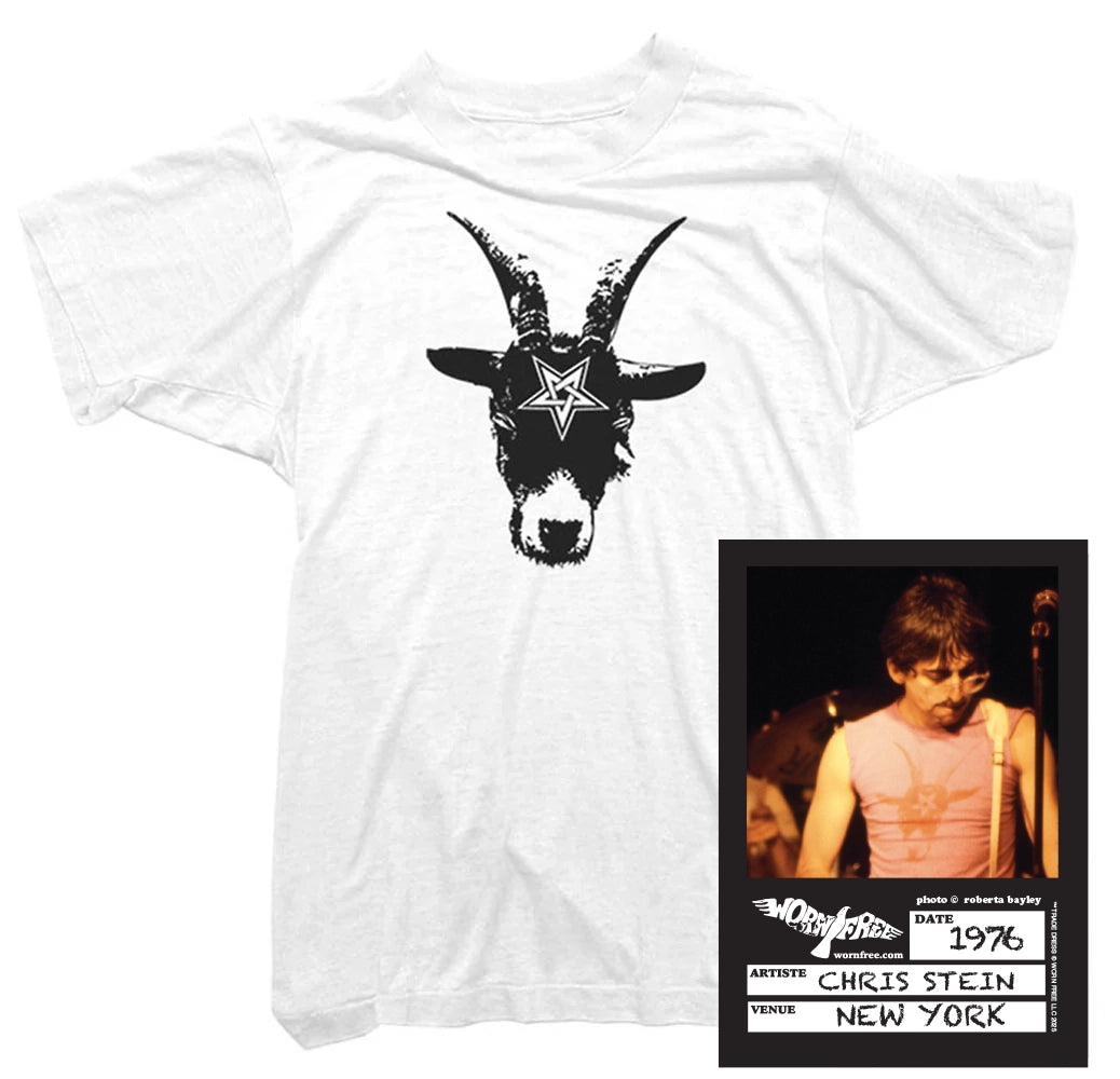 Blondie T-Shirt - Pentagram Goat Tee worn by Chris Stein