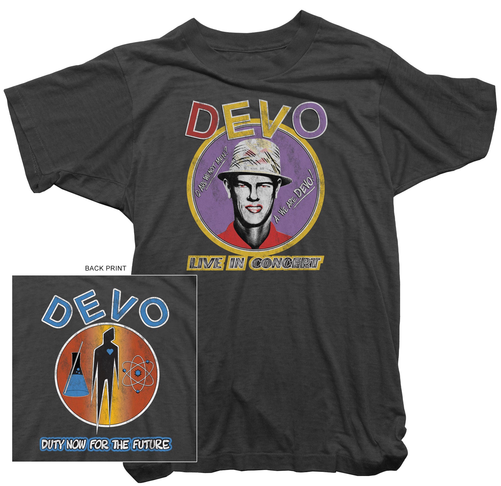 Devo T-Shirt - Devo Live in Concert Tee