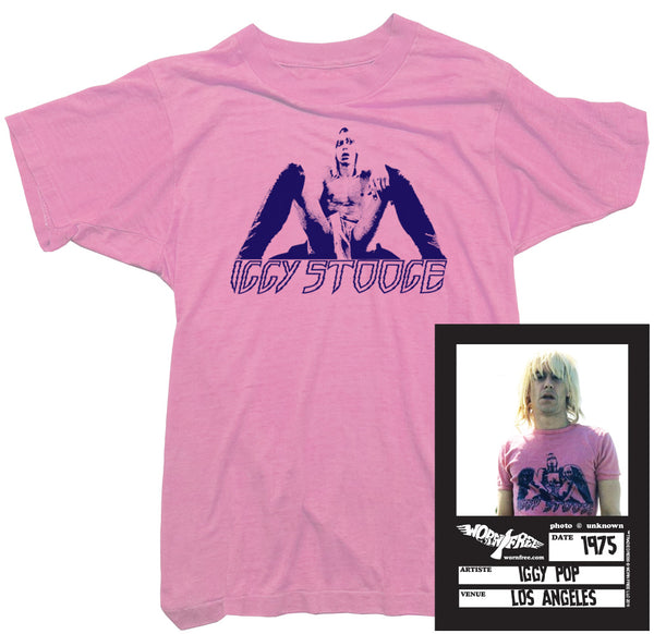 Iggy Pop T-Shirt, Iggy Stooge Tee worn by Iggy Pop - Worn Free