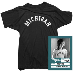 Iggy Pop T-Shirt -Michigan Tee
