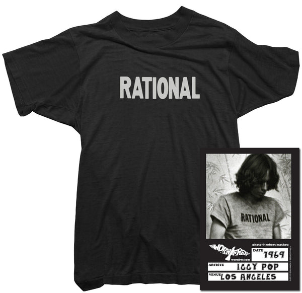 Iggy Pop T-Shirt, Rational Tee worn by Iggy Pop - Worn Free
