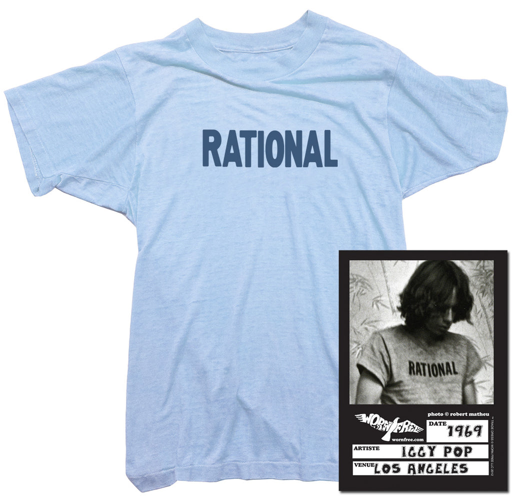 Iggy Pop T-Shirt, Rational Tee worn by Iggy Pop - Worn Free