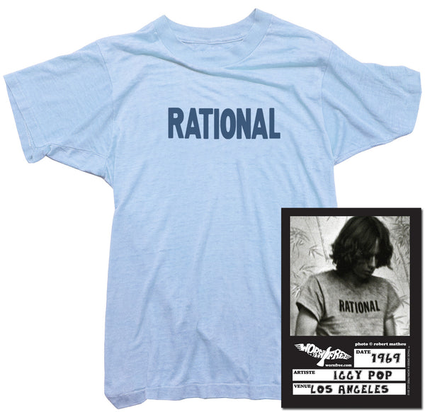 Iggy Pop T-Shirt, Rational Tee worn by Iggy Pop - Worn Free