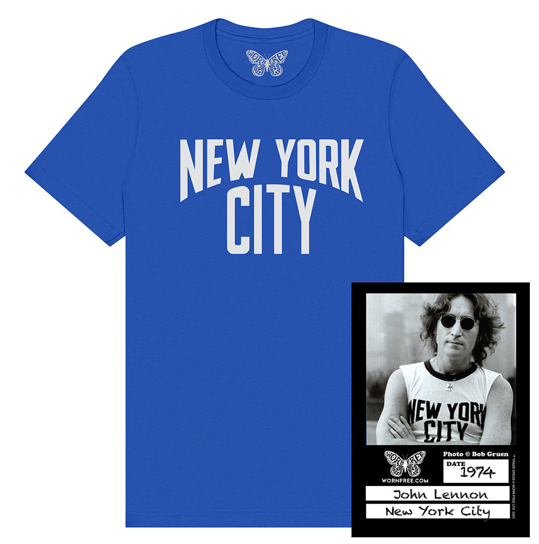 John Lennon T-Shirt. New York Tee worn by John Lennon