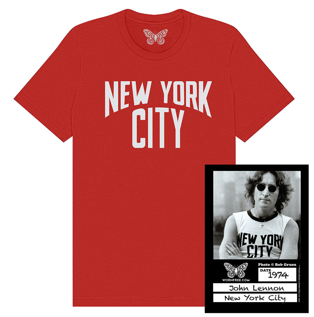 John Lennon T-Shirt. New York Tee worn by John Lennon