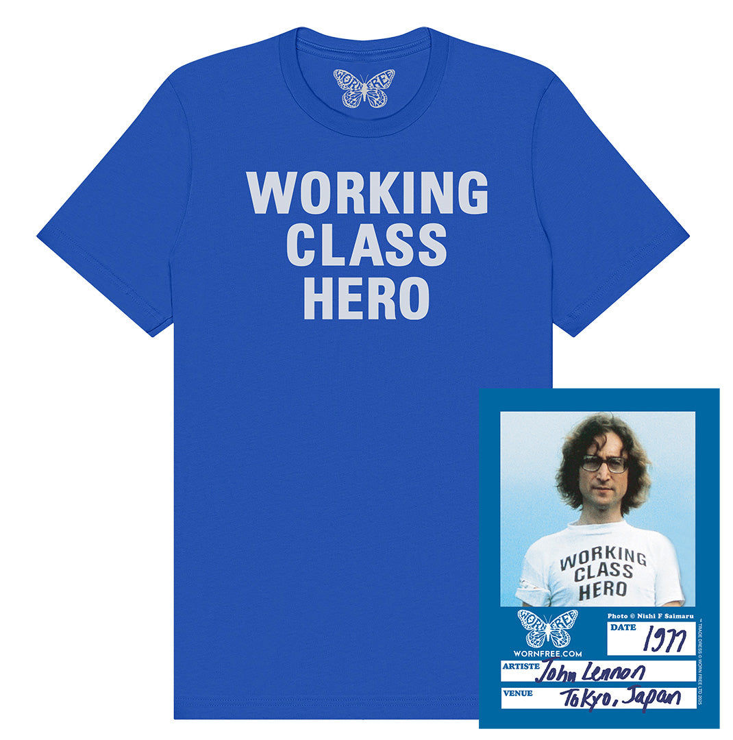 John Lennon T-Shirt - Working Class Hero Tee worn by John Lennon
