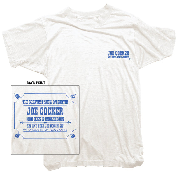 Joe Cocker T-Shirt - Greatest show on Earth Tee