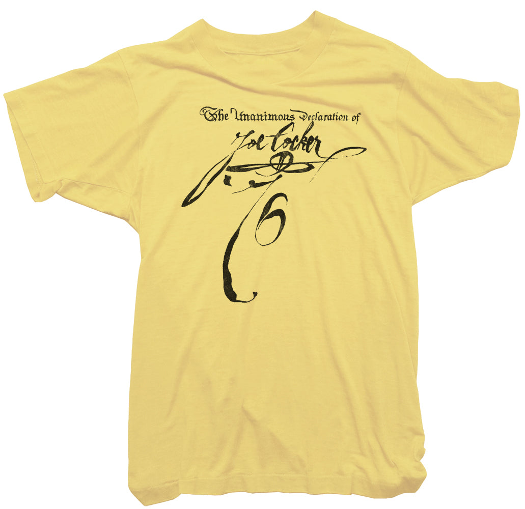 Joe Cocker T-Shirt - 1976 Declaration Tour