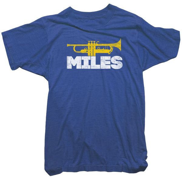 Miles Davis T-Shirt. Trumpet Logo Tee. Jazz Tee Shirt. - Worn Free