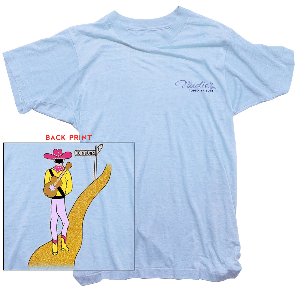 Nudie Cohn T-shirt - Nudie Cowboy Back Print Tee