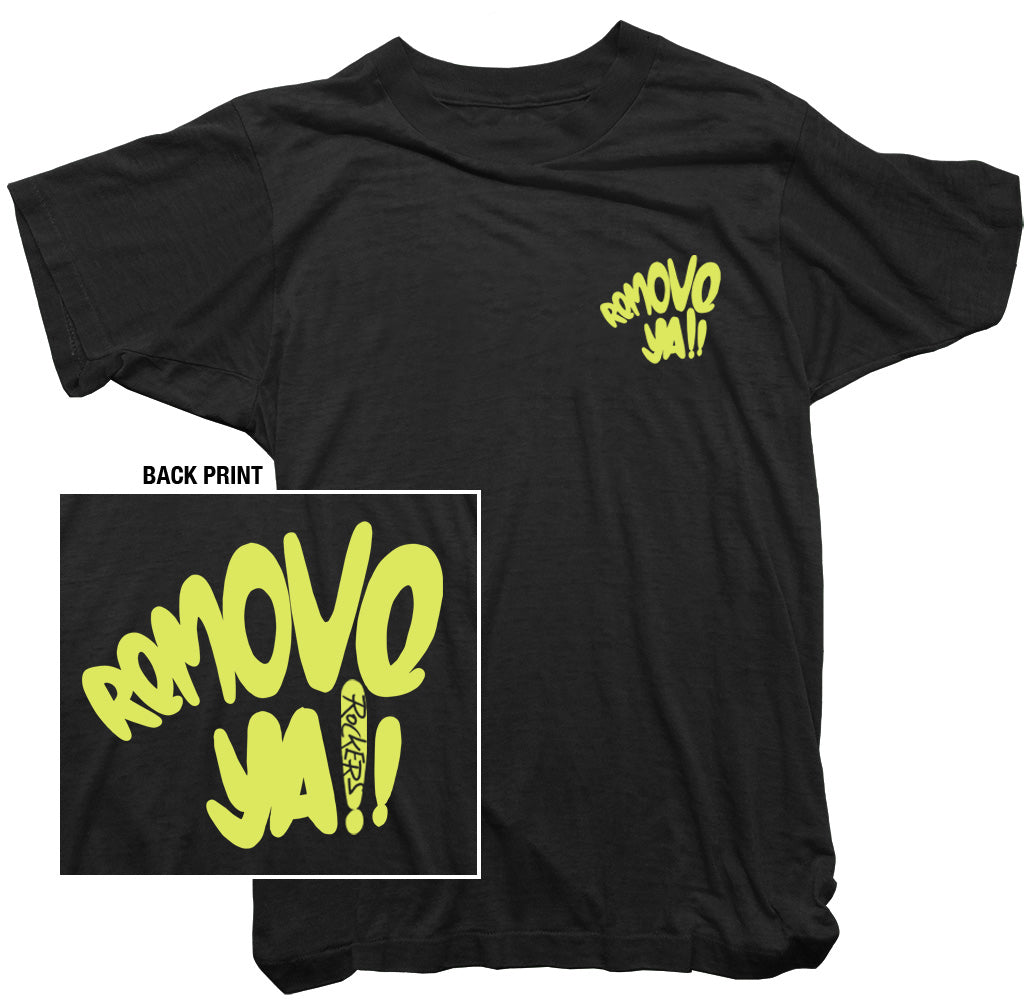 Snooze Rocker Rockers T-Shirt. Snooze Fabric hand drawn Remove Ya tee, rockers movie ...