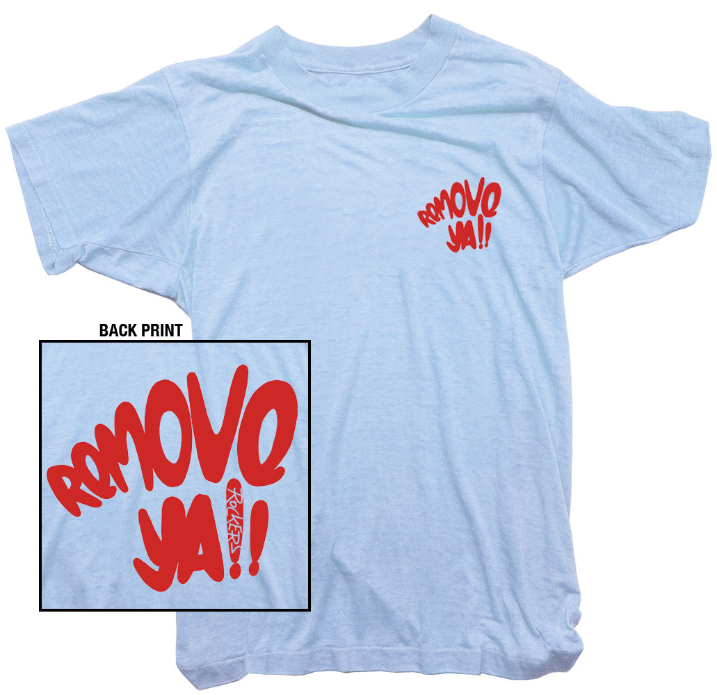 Snooze Rocker Rockers T-Shirt. Snooze Fabric hand drawn Remove Ya tee, rockers movie ...