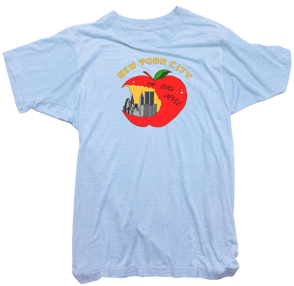 80s The Big Apple Tシャツ Big Apple Tshirt. New York City by Worn Free. NY Tee.