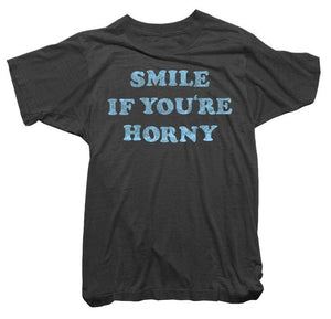 Cheech & Chong T-Shirt - Smile If You're Horny Tee worn by Tommy Chong