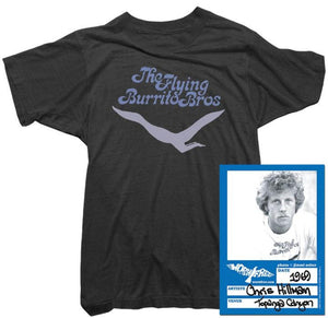 Chris Hillman T-Shirt - Flying Burrito Bros Bird Tee worn by Chris Hillman