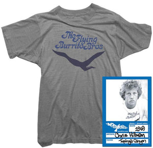 Chris Hillman T-Shirt - Flying Burrito Bros Bird Tee worn by Chris Hillman