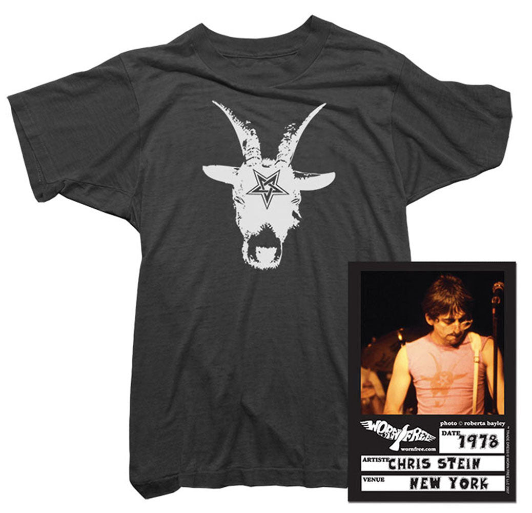 Blondie T-Shirt - Pentagram Goat Tee worn by Chris Stein
