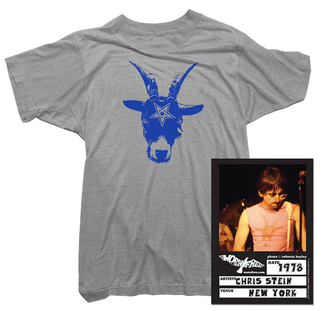 Blondie T-Shirt - Pentagram Goat Tee worn by Chris Stein
