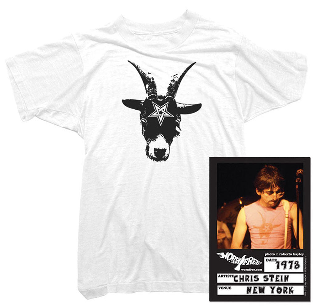 Blondie T-Shirt - Pentagram Goat Tee worn by Chris Stein