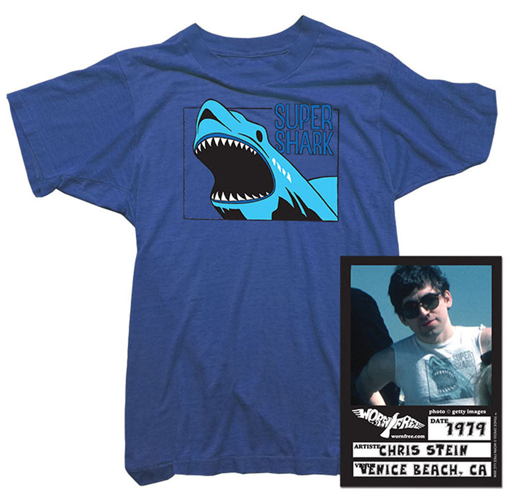 Blondie T-Shirt - Super Shark Tee worn by Chris Stein