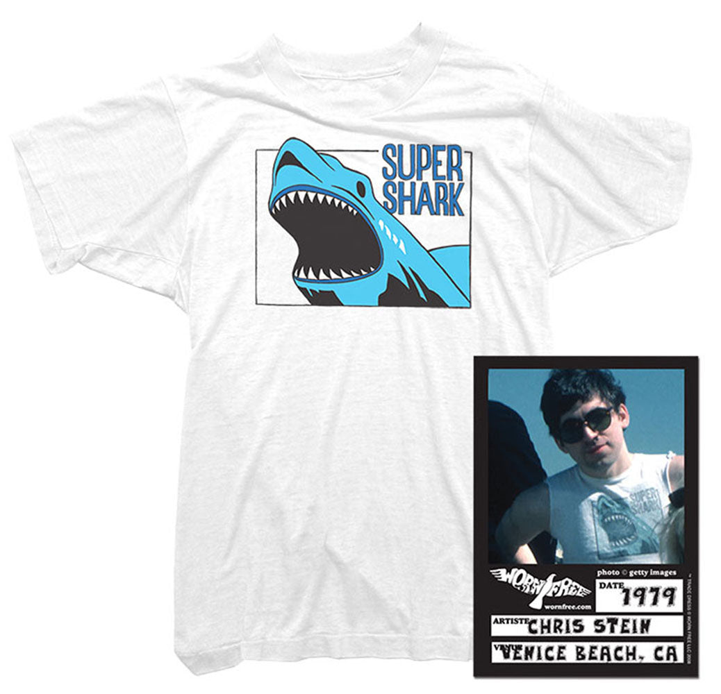Blondie T-Shirt - Super Shark Tee worn by Chris Stein
