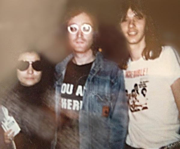 John Lennon T-Shirt. You Are Here Tee worn by John Lennon