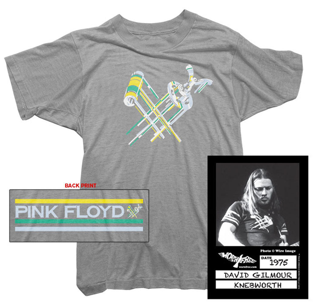 Pink Floyd T-Shirt. Knebworth Tee worn by David Gilmour