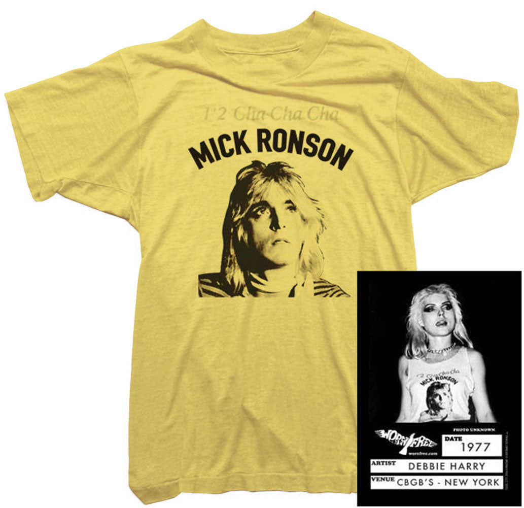 vandfald skarp kompakt Blondie T-Shirt worn By Debbie Harry, Mick Ronson Tee - Worn Free
