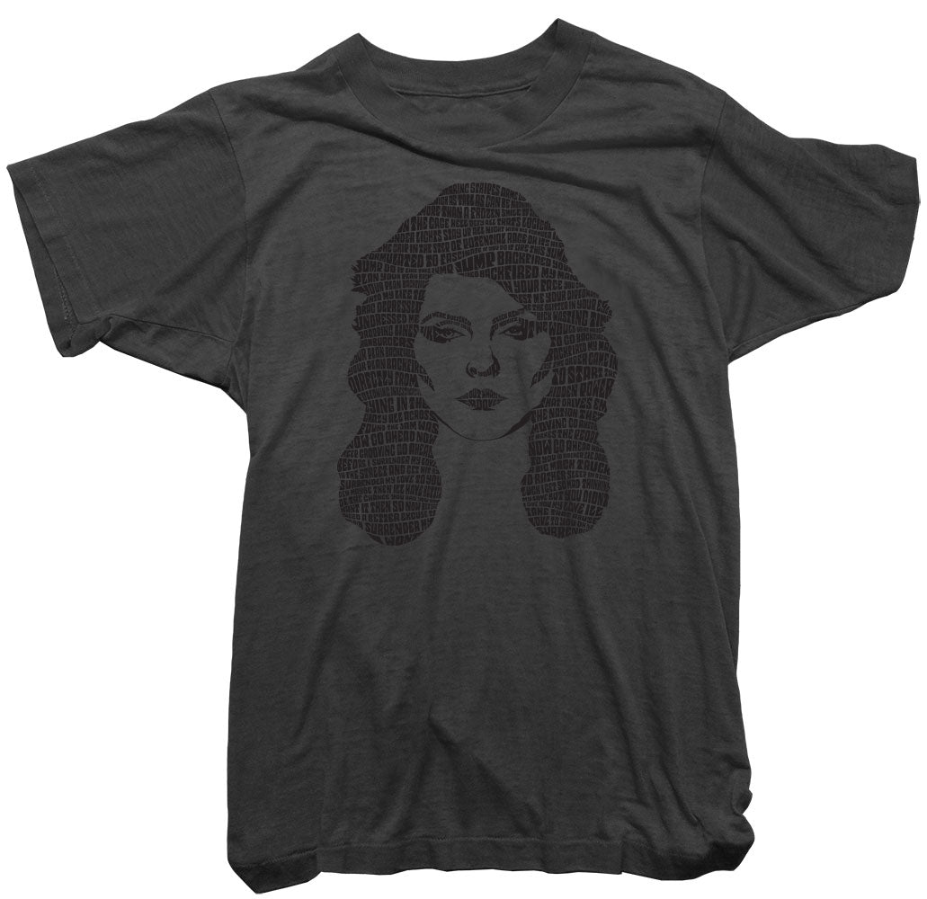 Debbie Harry T-Shirt - Debbie Lyric Head T-Shirt