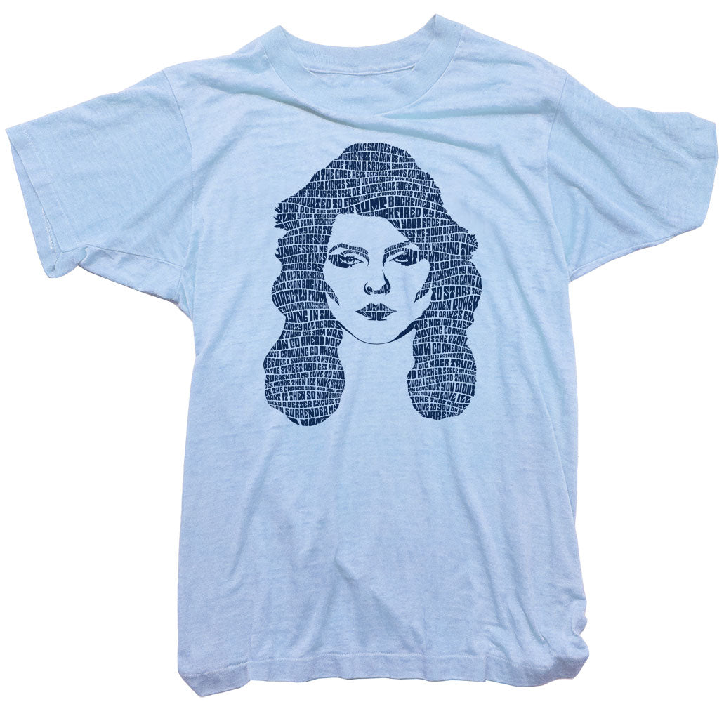 Debbie Harry T-Shirt - Debbie Lyric Head T-Shirt